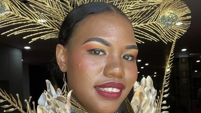Foto Merince Kogoya Finalis Miss Indonesia yang Dicoret gegara Dukung Israel