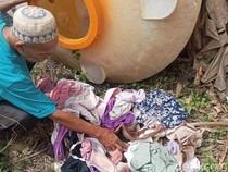 Puluhan Pakaian Dalam Wanita Ditemukan di Bekas Puskesmas Bojonegoro