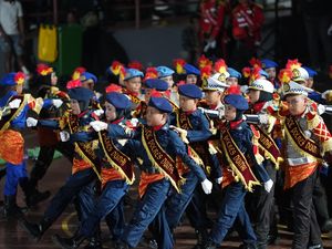 Potret Memukau Siswa SD di Riau Unjuk Kebolehan di Festival Polisi Cilik
