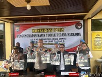 30 Tersangka Narkoba Ditangkap di Pinrang, 600 Gram Sabu Disita