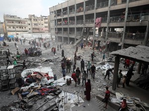 Kala Pesawat Perang Spanyol dan Italia Kawal Bantuan ke Gaza