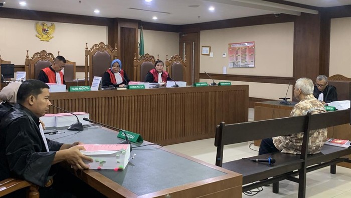 Sidang eks Dirjen KA Prasetyo (Mulia/detikcom)
