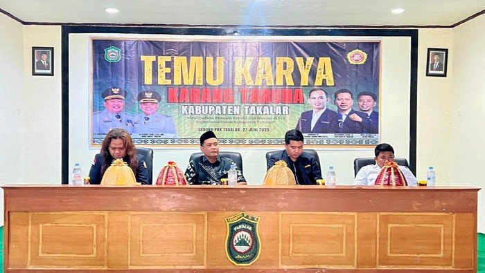 Wabup Takalar saat menghadiri temu karya Karang Taruna. Dokumen Istimwa