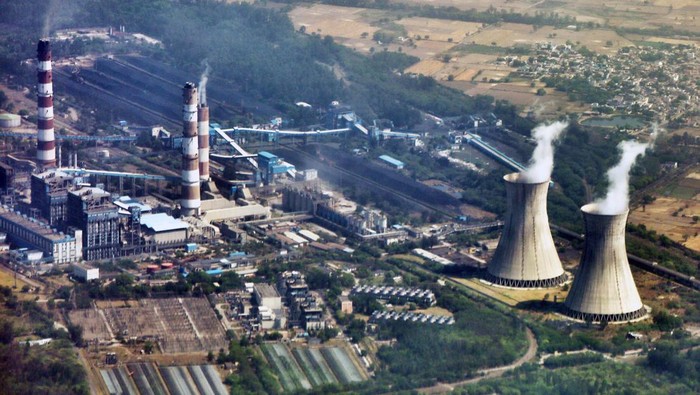 A nuclear power plant is located near the outskirts of Delhi, India. (Photo by Creative Touch Imaging Ltd./NurPhoto via Getty Images)