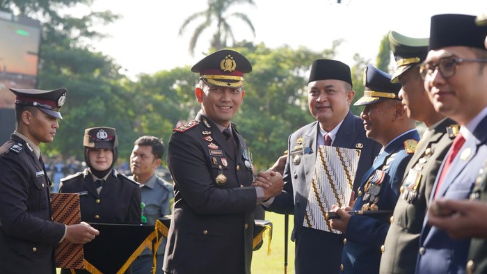 Bupati Bogor Rudy Susmanto dan Kapolres Bogor, AKBP Rio Wahyu Anggoro