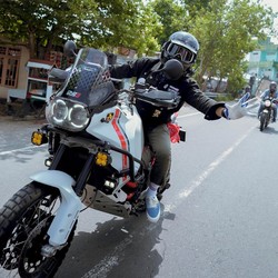 Kondisi Desta Ketika Jatuh dari Motor di Lombok