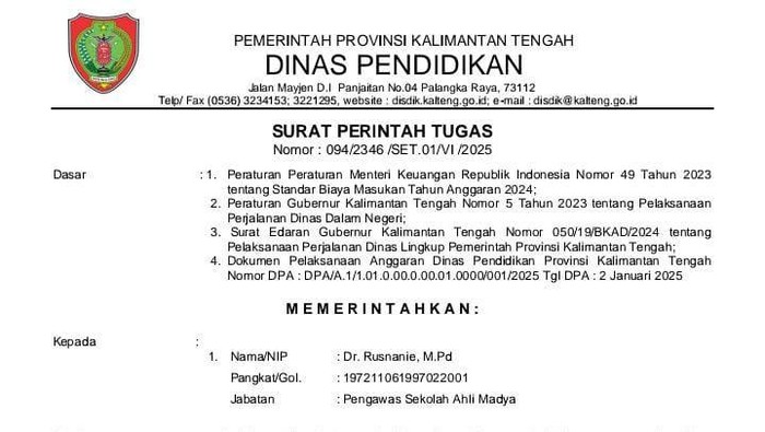 Dinas Pendidikan Kalteng tugaskan pengawas telusuri dugaan pungutan seragam.