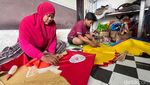 Geliat Perajin Layangan di Mojokerto