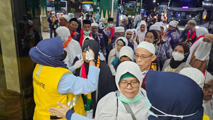 Jemaah haji asal Palembang dan OKI tiba di tanah air