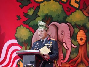 Peringati Hari Bhayangkara ke-79, Polda Riau Tanam 790 Pohon