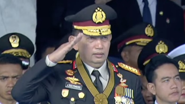 Kapolri Jenderal Listyo Sigit Prabowo di Hari Bhayangkara ke-79