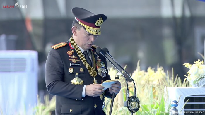 Kapolri Jenderal Listyo Sigit Prabowo. (Dok. YouTube Setpres)