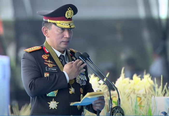Kapolri Jenderal Listyo Sigit Prabowo (dok. YouTube Setpres)