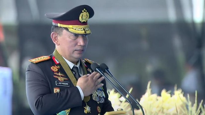 Kapolri Jenderal Listyo Sigit Prabowo (dok. YouTube Setpres)