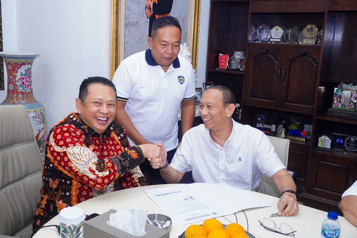 Ketua Umum Ikatan Motor Indonesia (IMI) Bambang Soesatyo (Bamsoet) menyampaikan apresiasi atas dukungan yang diberikan oleh IMI Provinsi DKI Jakarta untuk dirinya kembali maju sebagai Ketua Umum IMI periode 2025–2030.