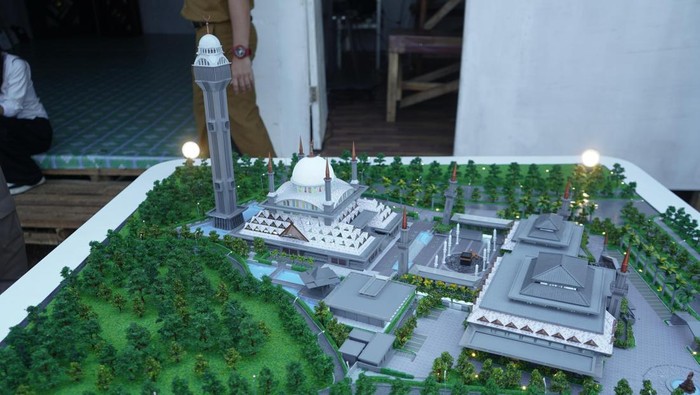 Maket Masjid Raya Kabupaten Bogor di Pakansari (dok. Istimewa)