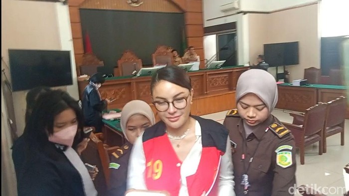 Nikita Mirzani menjalani sidang di PN Selatan, Selasa (1/7/2025).