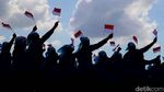 Pasukan Berkuda Polri Meriahkan Parade HUT Bhayangkara Ke-79
