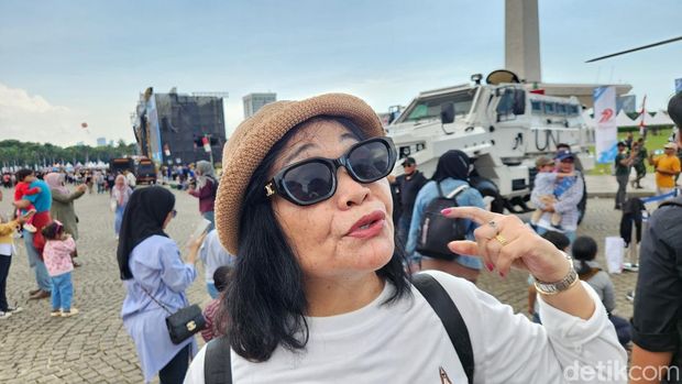 Perayaan Hari Bhayangkara ke-79 di Monas. (Adrial/detikcom)