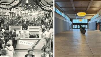 Pusat Perbelanjaan yang Sama Sekarang dan Sejak 1984 Foto: Boredpanda