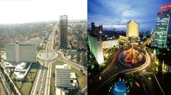Jakarta dulu vs sekarang. Foto: Boredpanda