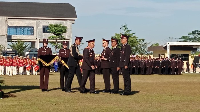 Peringatan Hari Bhayangkara ke-79 di Polda Kalsel.