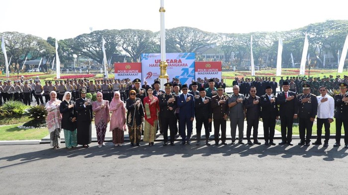 Peringatan HUT ke-79 Bhayangkara di Kota Malang