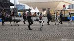 Robot Berompi Polri Bikin Heboh di Hari Bhayangkara Ke-79