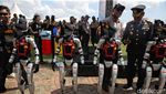 Robot Berompi Polri Bikin Heboh di Hari Bhayangkara Ke-79