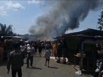 36 Kios Pedagang di Empat Lawang Ludes Terbakar, Diduga Korsleting Listrik