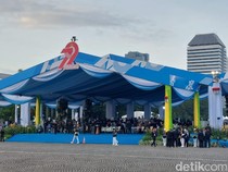 Menteri Kabinet Merah Putih Mulai Hadiri Hari Bhayangkara Ke-79 di Monas