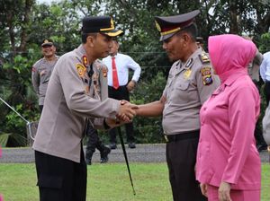 39 Personel Polres Kuansing Riau Naik Pangkat, Tertinggi ke AKP
