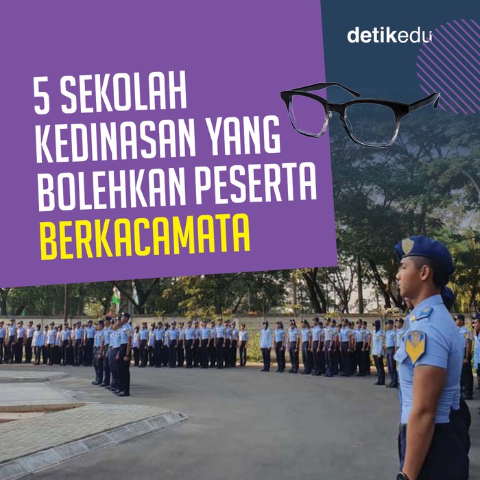 Sekolah kedinasan yang bolehkan peserta berkacamata