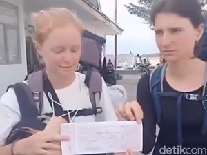 Viral 2 Cewek Bule Diturunkan Paksa di Bima gegara Ditipu Calo Terminal