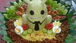 10 Tumpeng Nyeleneh Bentuk Hello Kitty hingga Barbie