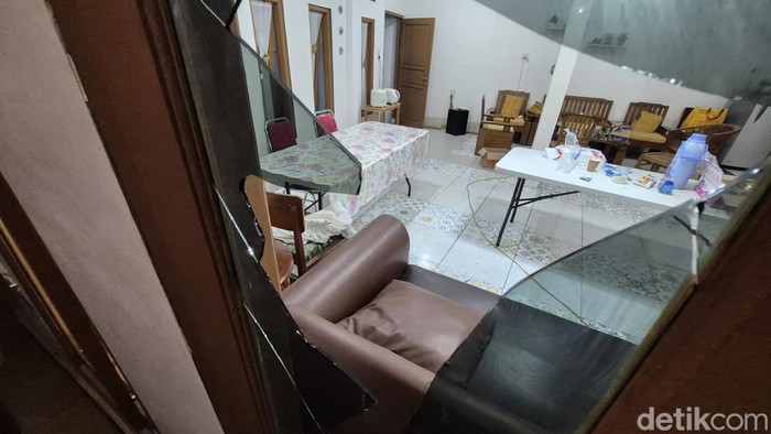 Villa Ninna di Cidahu, Sukabumi, yang viral gegara dirusak warga.