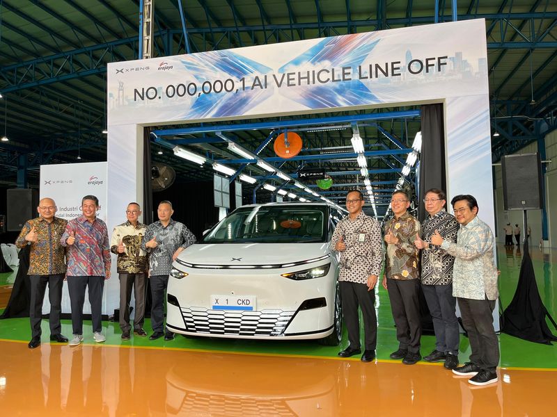 Xpeng resmi rakit mobil di Purwakarta