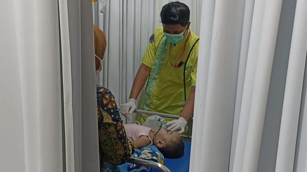 Bayi usia 2 tahun meninggal dunia di RSUD dr Soeroto Ngawi setelah meminum pertalite