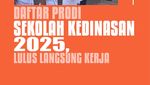Infografis: Daftar Prodi Sekolah Kedinasan 2025, Lulus Langsung Kerja