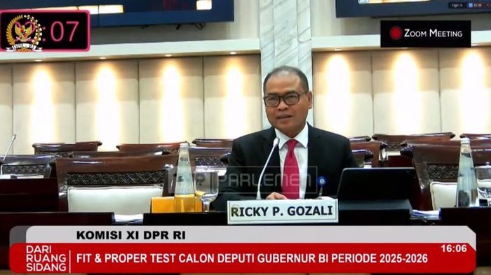 Deputi Gubernur BI Ricky Perdana Gozali