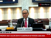 Komisi XI DPR Pilih Ricky Perdana Gozali Jadi Deputi Gubernur BI