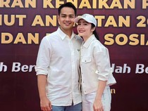 Febby Rastanty Happy Suami Naik Pangkat dan Terjun Payung di HUT Bhayangkara
