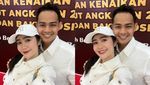 Febby Rastanty Happy Suami Naik Pangkat dan Terjun Payung di HUT Bhayangkara