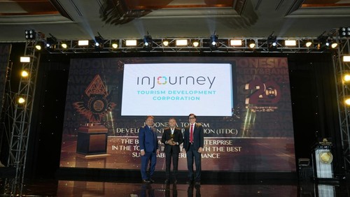 KEK Mandalika yang dikelola oleh InJourney Tourism Development Corporation atau ITDC, kembali meraih penghargaan.