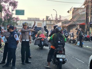 Uji Coba Satu Arah Jl H Usman Ciputat Pagi Ini, Begini Kondisi Lalinnya