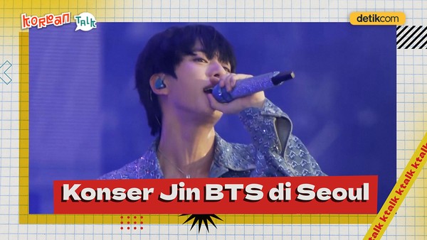Video K-Talk: Aksi Panggung Jin BTS di Konser #RUNSEOKJIN_EP.TOUR Seoul