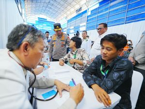 Kapolri Hadiri Baktikes Polri dan Donor Darah Bersama KSPSI AGN, Wujud Peduli Buruh