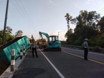 3 Truk Terlibat Kecelakaan Beruntun di Basel, Satu Orang Tewas di Lokasi