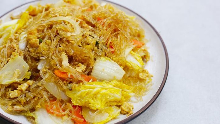 resep tumis suun campur telur dan sawi putih