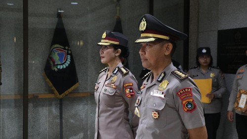 Upacara Korp Raport kenaikan pangkat pamen Polda Bali, Rabu (2/7/2025). (Dok. Polda Bali)